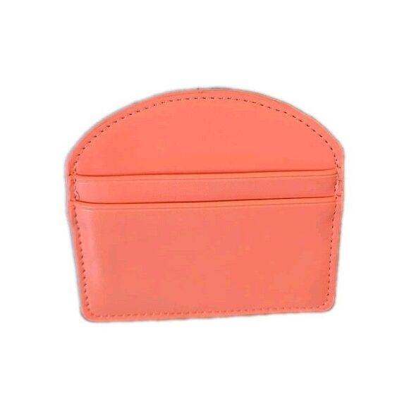 Universal Threads Small Card Wallet Pouch For ID Credit Card 3"×2.5" Coral Pink - Picture 1 of 6